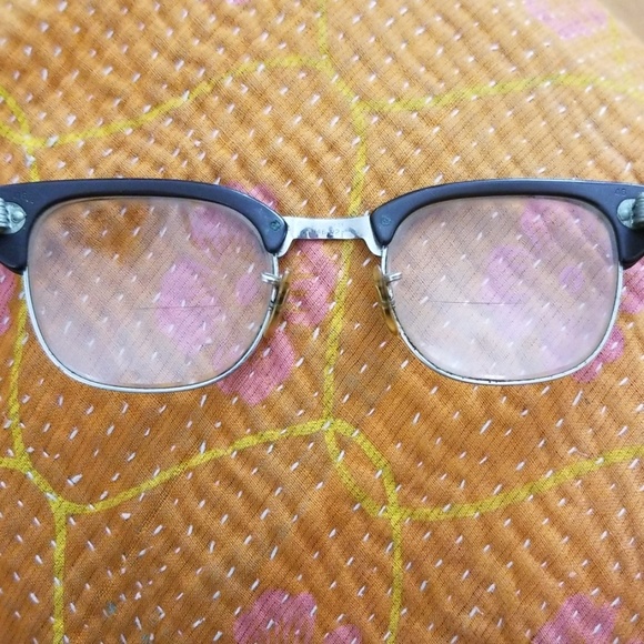 VTG Universal Cat Eye 12K Gold 1950s Glasses - Picture 7 of 8